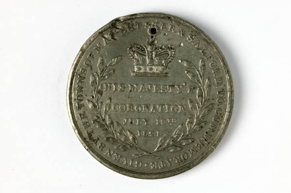 Commeration medal for the coronation of George IV